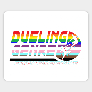 Dueling Genre Pride - Fandom For Everyone Sticker